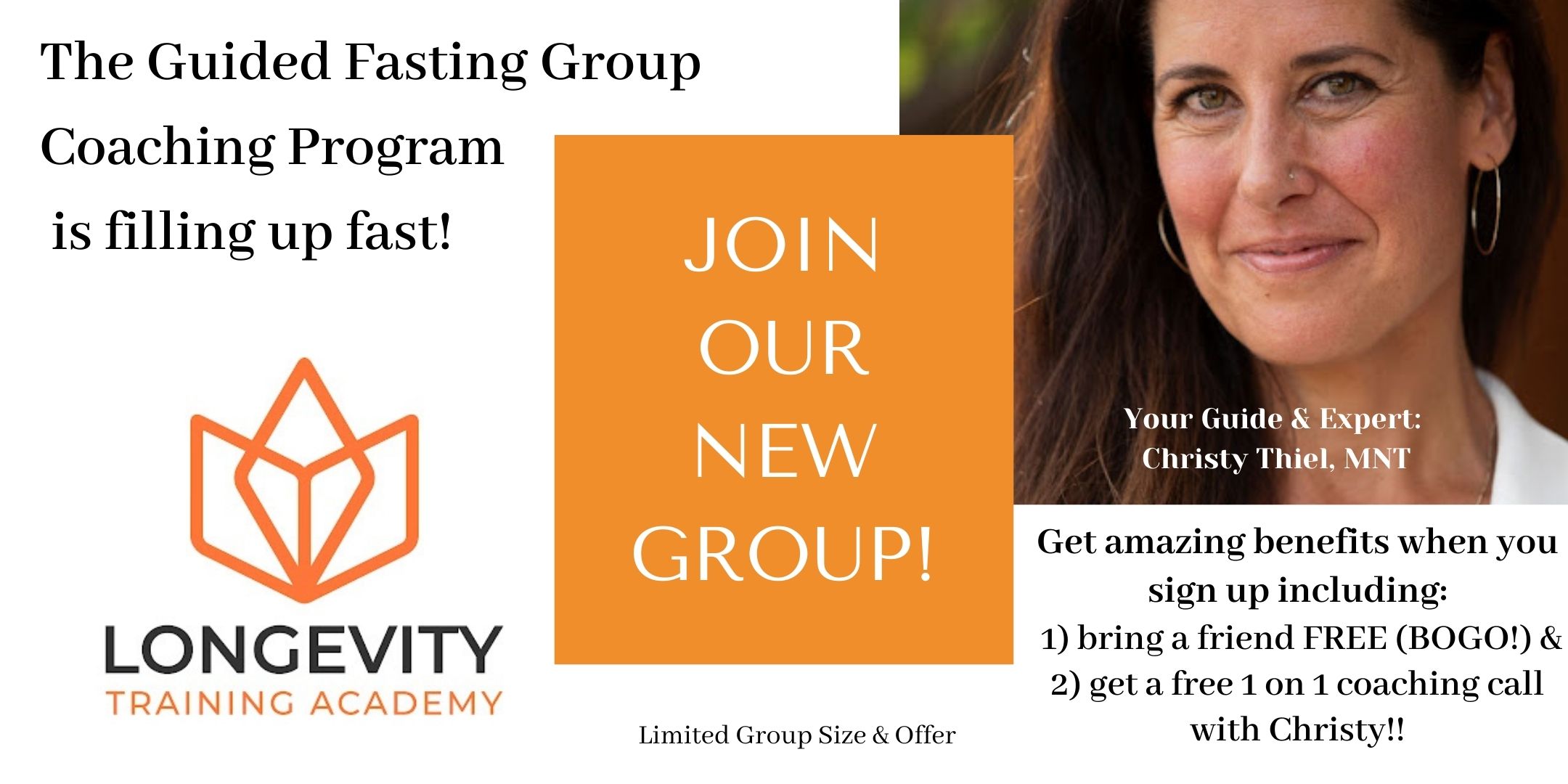 LTA - Guided Fasting Card Guided fasting group coaching