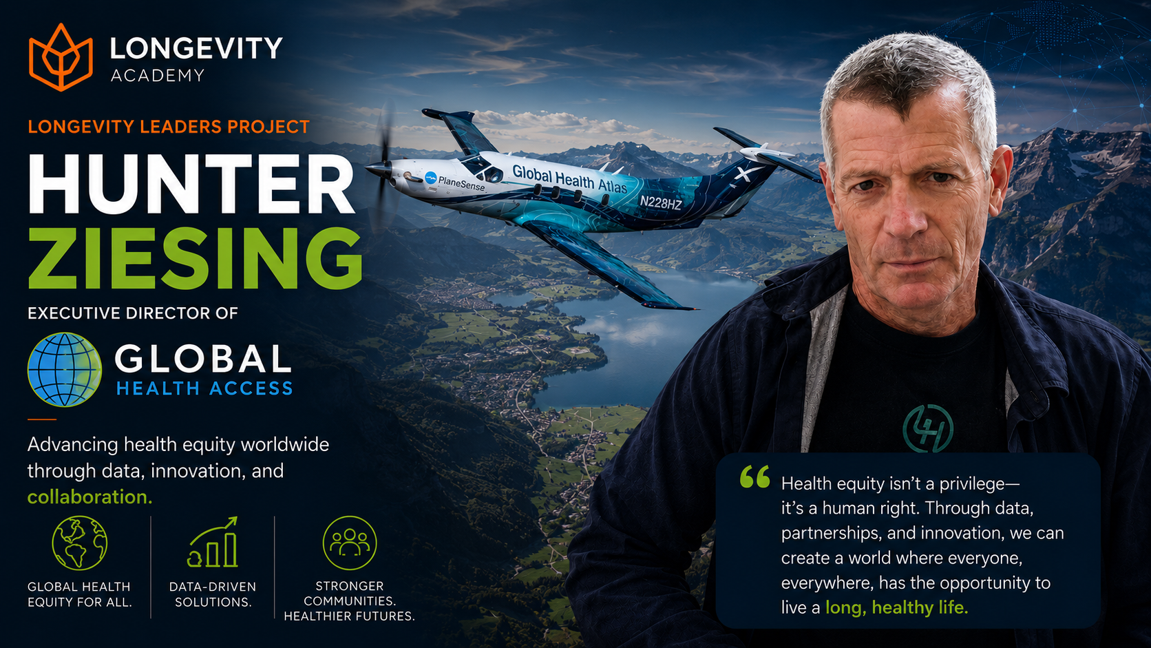 Hunter Hero image Hunter Ziesing Longevity Leaders Project