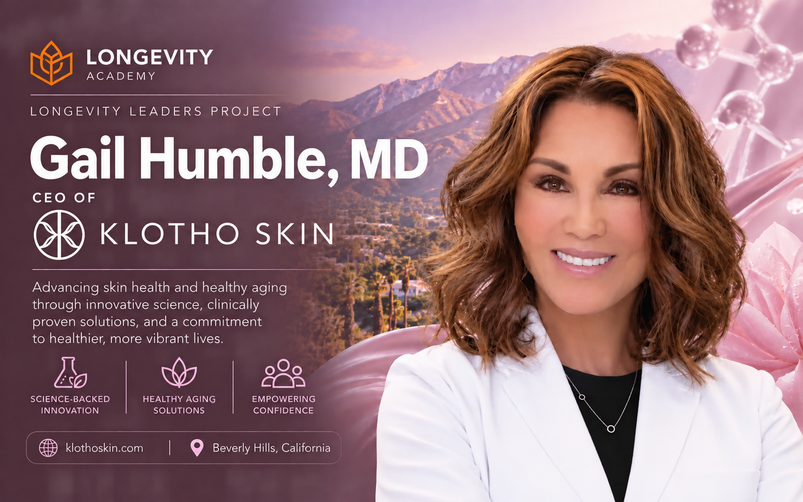 Gail Humble_ Advancing Skin Health Longevity Leaders J.P. Medved Longevity Advice
